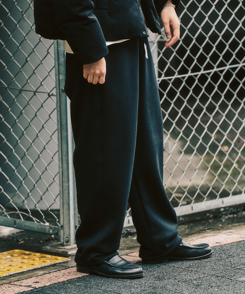 417 EDIFICE（フォーワンセブンエディフィス）の「LE JAPON AOAP 417別注パンツ "セットアップ着用可能"（スウェットパンツ・メンズ・ベージュ/グレー/ブラック・LARGE/MEDIUM）」の14枚目の写真