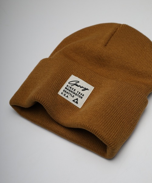 GERRY（ジェリー）の「GERRYスウェードワッペンワッチ（ニットキャップ/ビーニー・メンズ・グレー/ブラック/カーキ/キャメル/ブラック系1/ブラック系・FREE）」の6枚目の写真