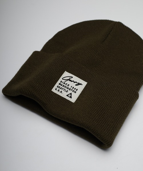 GERRY（ジェリー）の「GERRYスウェードワッペンワッチ（ニットキャップ/ビーニー・メンズ・グレー/ブラック/カーキ/キャメル/ブラック系1/ブラック系・FREE）」の5枚目の写真