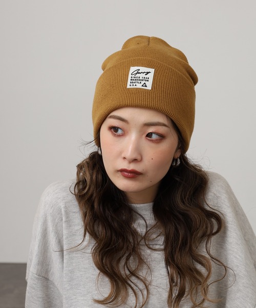 GERRY（ジェリー）の「GERRYスウェードワッペンワッチ（ニットキャップ/ビーニー・メンズ・グレー/ブラック/カーキ/キャメル/ブラック系1/ブラック系・FREE）」の19枚目の写真