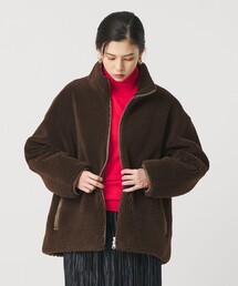 BEAUTY&YOUTH UNITED ARROWS | ボア スタンドカラー ジップブルゾン(ブルゾン)