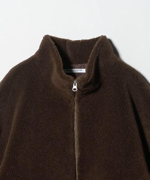 セール】ボア スタンドカラー ジップブルゾン（ブルゾン