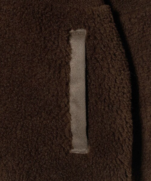 BEAUTY&YOUTH UNITED ARROWS（ビューティーアンドユースユナイテッドアローズ）の「ボア スタンドカラー ジップブルゾン（ブルゾン・レディース・ダークブラウン/オフホワイト・S/XS/M）」の21枚目の写真