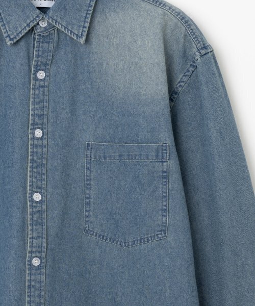 Millo Archive（ミロ アーカイブ）の「フェージングデニムシャツ[フェードブルー]（シャツ/ブラウス・メンズ・その他・MEDIUM/LARGE/X-LARGE）」の4枚目の写真