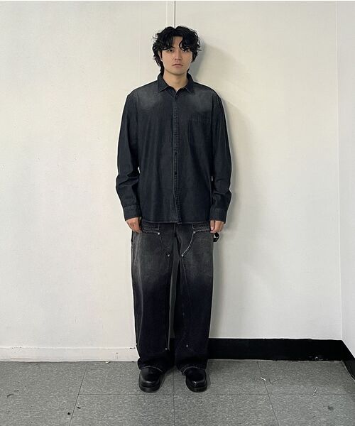 Millo Archive（ミロ アーカイブ）の「フェージングデニムシャツ[フェードブルー]（シャツ/ブラウス・メンズ・その他・MEDIUM/LARGE/X-LARGE）」の15枚目の写真