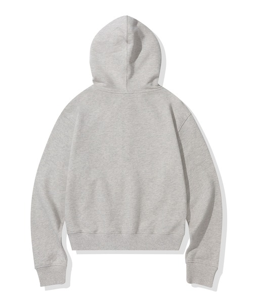 codegraphy(コードグラフィー)の「(Women) Square Point Hooded Zip-up CBEWWTC030(パーカー・レディース・アッシュグレー/スミクロ・SMALL/MEDIUM)」の10枚目の写真