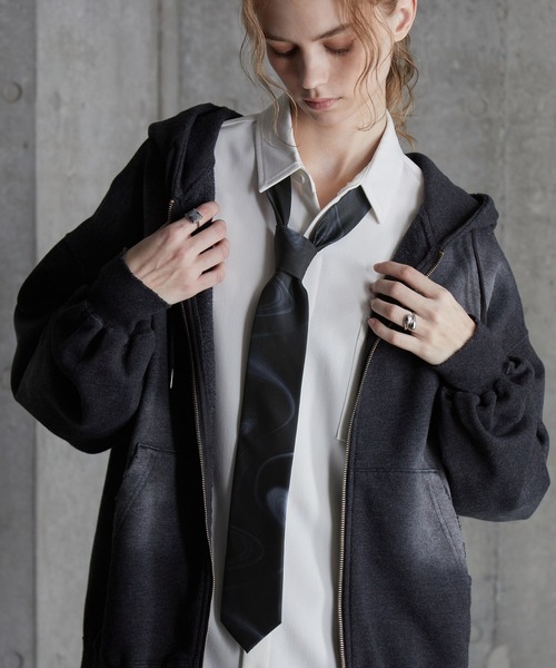 SERACE（セラス）の「【SERACE】Multi design tie / マルチデザインネクタイ（ネクタイ・メンズ・ブラック系3/ブラック系1/ブラック系2・FREE）」の2枚目の写真