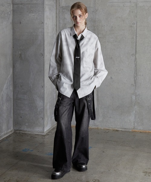 SERACE（セラス）の「【SERACE】Multi design tie / マルチデザインネクタイ（ネクタイ・メンズ・ブラック系3/ブラック系1/ブラック系2・FREE）」の5枚目の写真