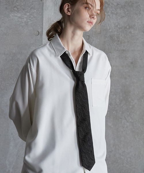 SERACE（セラス）の「【SERACE】Multi design tie / マルチデザインネクタイ（ネクタイ・メンズ・ブラック系3/ブラック系1/ブラック系2・FREE）」の8枚目の写真