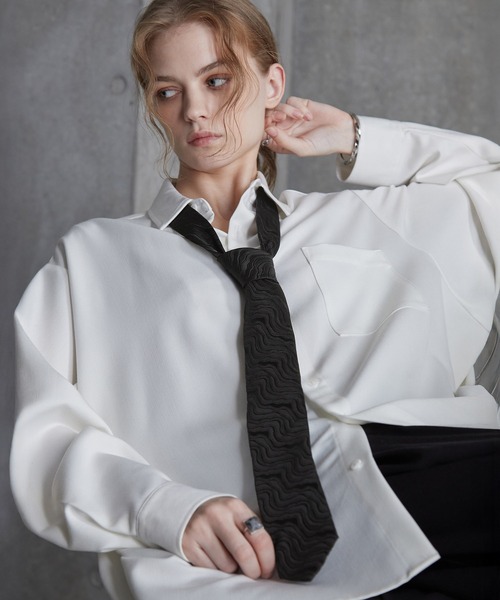SERACE（セラス）の「【SERACE】Multi design tie / マルチデザインネクタイ（ネクタイ・メンズ・ブラック系3/ブラック系1/ブラック系2・FREE）」の14枚目の写真