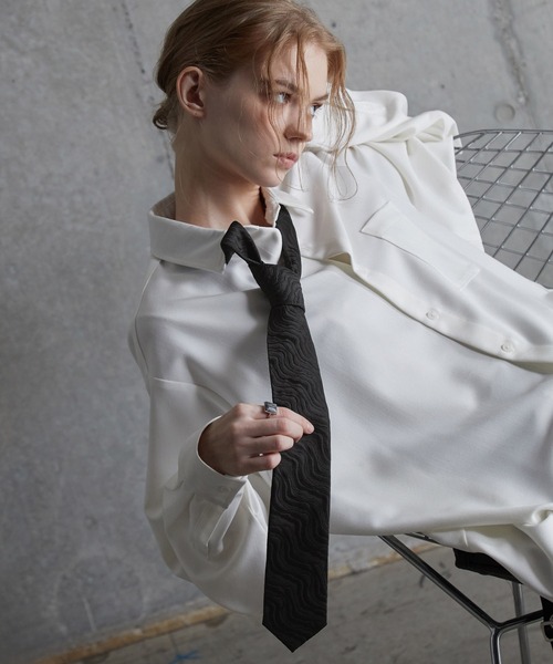 SERACE（セラス）の「【SERACE】Multi design tie / マルチデザインネクタイ（ネクタイ・メンズ・ブラック系3/ブラック系1/ブラック系2・FREE）」の16枚目の写真
