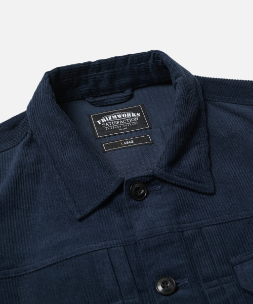 FRIZMWORKS(フリズムワークス)の「CORDUROY TRUCKER JACKET _ NAVY(デニムジャケット・メンズ・その他・MEDIUM/LARGE/X-LARGE)」の4枚目の写真