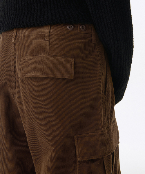 MUSINSA STANDARD（ムシンサスタンダード）の「コーデュロイパラシュートカーゴパンツ[ブラウン]（その他パンツ・メンズ・その他・40/38/33/26/27/28/29/42/36/34/32/30/31）」の5枚目の写真