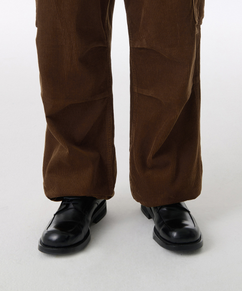 MUSINSA STANDARD（ムシンサスタンダード）の「コーデュロイパラシュートカーゴパンツ[ブラウン]（その他パンツ・メンズ・その他・40/38/33/26/27/28/29/42/36/34/32/30/31）」の8枚目の写真