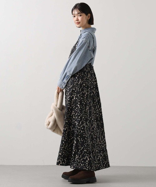 Gready Brilliant(グレディブリリアン)の「レオキャミワンピース(ワンピース・レディース・アイボリー/ブラック・38)」の19枚目の写真