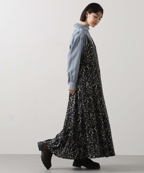 Gready Brilliant(グレディブリリアン)の「レオキャミワンピース(ワンピース・レディース・アイボリー/ブラック・38)」の17枚目の写真