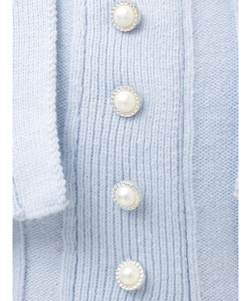 EATME（イートミー）の「【SETUP】フロントボタンニットベアTOP（ニット/セーター・レディース・イエロー/ブルー/グレー・FREE）」の5枚目の写真