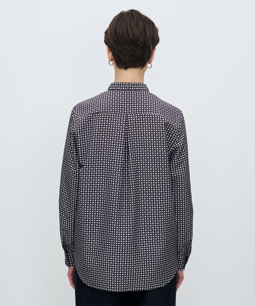 コモンフラワープリント ボウタイブラウス（シャツ/ブラウス