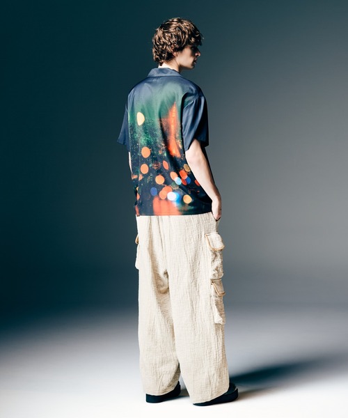 glamb（グラム）の「Linen Cargo Pants / リネンカーゴパンツ（カーゴパンツ・メンズ・ホワイト/ブラック・S/M/L）」の12枚目の写真