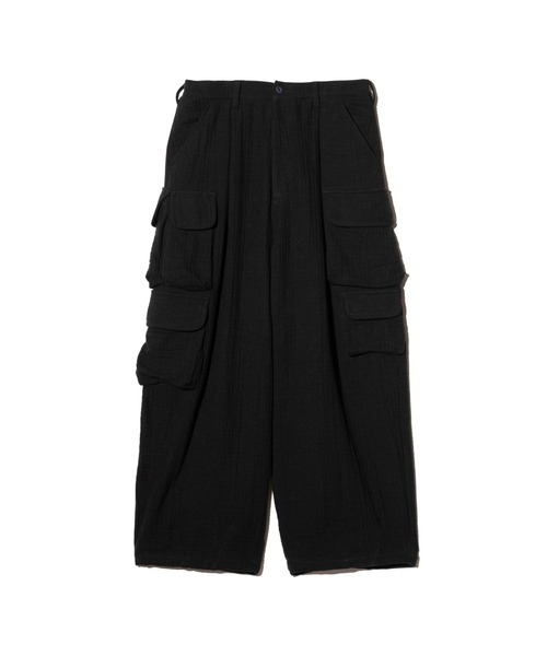 glamb（グラム）の「Linen Cargo Pants / リネンカーゴパンツ（カーゴパンツ・メンズ・ホワイト/ブラック・S/M/L）」の4枚目の写真