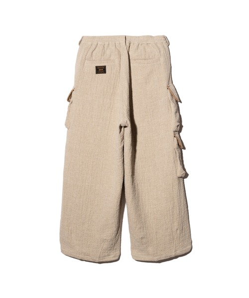 glamb（グラム）の「Linen Cargo Pants / リネンカーゴパンツ（カーゴパンツ・メンズ・ホワイト/ブラック・S/M/L）」の5枚目の写真