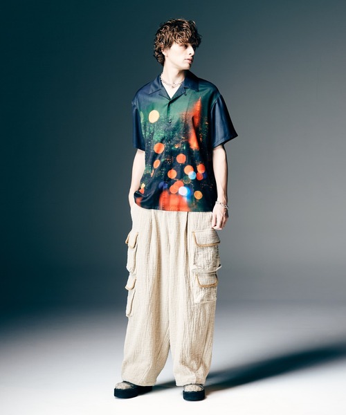 glamb（グラム）の「Linen Cargo Pants / リネンカーゴパンツ（カーゴパンツ・メンズ・ホワイト/ブラック・S/M/L）」の8枚目の写真