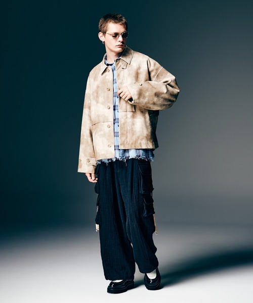 glamb（グラム）の「Linen Cargo Pants / リネンカーゴパンツ（カーゴパンツ・メンズ・ホワイト/ブラック・S/M/L）」の16枚目の写真