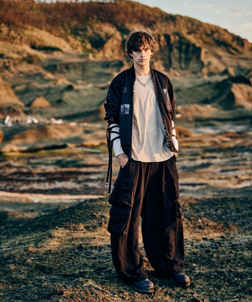 glamb（グラム）の「Linen Cargo Pants / リネンカーゴパンツ（カーゴパンツ・メンズ・ホワイト/ブラック・S/M/L）」の20枚目の写真