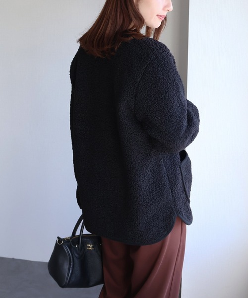 パイピングボアジャケット（ノーカラージャケット）｜sin.ca（シンカ