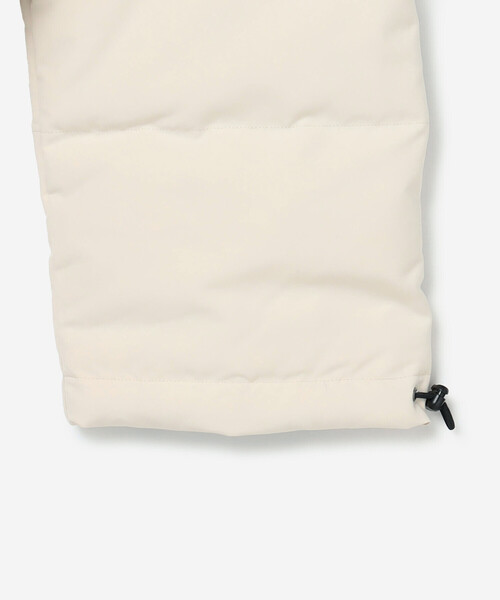 DANTON（ダントン）の「DANTON | ポリエステルタッサー ダウンフードジャケット WOMEN（ダウンジャケット/コート・レディース・ブラック/オフホワイト・S）」の8枚目の写真