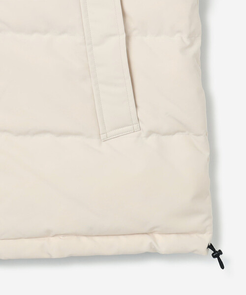 DANTON（ダントン）の「DANTON | ポリエステルタッサー ダウンフードジャケット WOMEN（ダウンジャケット/コート・レディース・ブラック/オフホワイト・S）」の10枚目の写真