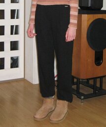 SINOON（シヌーン）の「SOFT EASY PANTS (BLACK)（スウェットパンツ）」