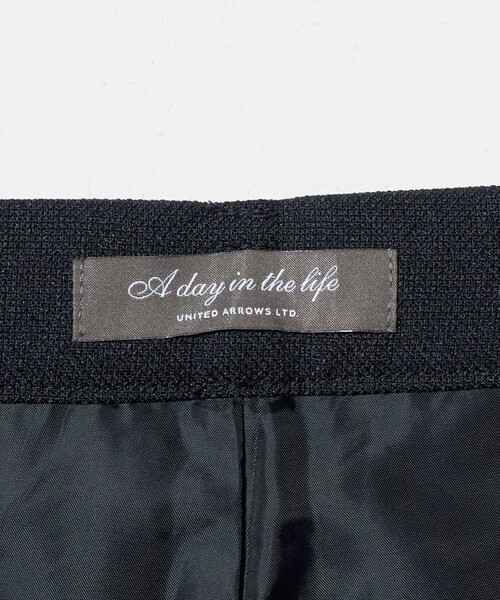 A DAY IN THE LIFE UNITED ARROWS(アデイインザライフユナイテッドアローズ)の「ツイーディーオックス テーパードパンツ ‐セットアップ対応・ウォッシャブル‐ <A DAY IN THE LIFE>(スラックス・レディース・ダークグレー/ネイビー・38/40/36)」の21枚目の写真