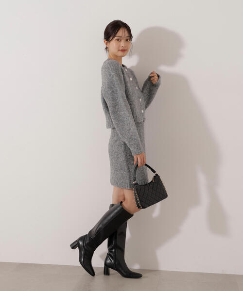 PROPORTION BODY DRESSING(プロポーションボディドレッシング)の「<E>サイドリボンニットSETUP / 1216147101(ワンピース・レディース・ベージュ/グレー・MEDIUM/SMALL)」の16枚目の写真