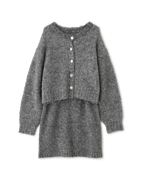 PROPORTION BODY DRESSING(プロポーションボディドレッシング)の「<E>サイドリボンニットSETUP / 1216147101(ワンピース・レディース・ベージュ/グレー・MEDIUM/SMALL)」の17枚目の写真