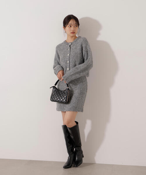 PROPORTION BODY DRESSING(プロポーションボディドレッシング)の「<E>サイドリボンニットSETUP / 1216147101(ワンピース・レディース・ベージュ/グレー・MEDIUM/SMALL)」の21枚目の写真