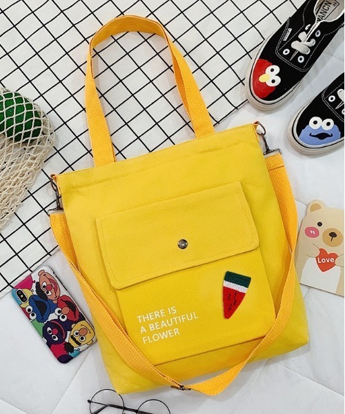 BACKYARD FAMILY(バックヤードファミリー)の「トートバッグ pmytotobag04(トートバッグ・レディース・グリーン×ピンク/グレー×ピンク/ブラック×ピンク/ピンク系その他・FREE)」の7枚目の写真