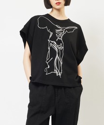 gomme（ゴム）の「20/-天竺　ニケプリントＴ（Tシャツ/カットソー）」