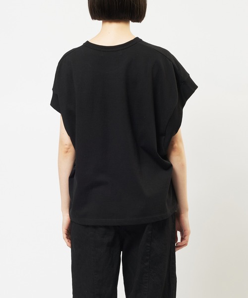gomme(ゴム)の「20/-天竺 ニケプリントT(Tシャツ/カットソー・レディース・チャコールグレー/ブラック/ホワイト/オレンジ・MEDIUM)」の13枚目の写真