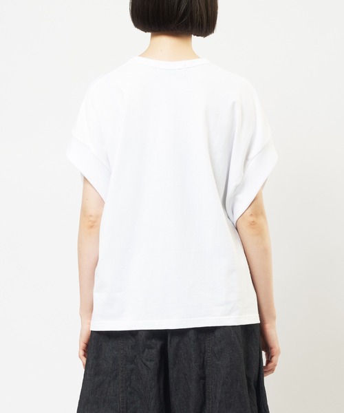 gomme(ゴム)の「20/-天竺 ニケプリントT(Tシャツ/カットソー・レディース・チャコールグレー/ブラック/ホワイト/オレンジ・MEDIUM)」の15枚目の写真