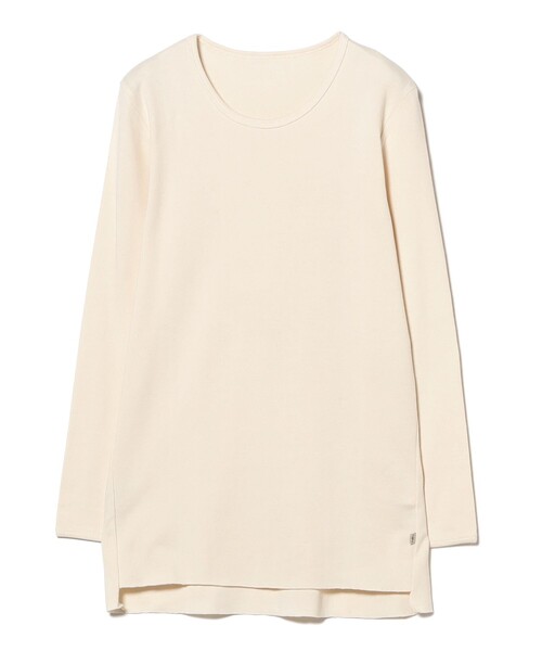fennica(フェニカ)の「傳tutaee / 「HADAGI」 Long Sleeve bioRe COTTON ビオリコットン 長袖シャツ(Tシャツ/カットソー・レディース・ホワイト系その他6・おおきい)」の6枚目の写真