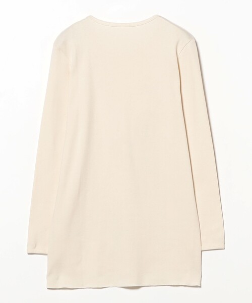 fennica(フェニカ)の「傳tutaee / 「HADAGI」 Long Sleeve bioRe COTTON ビオリコットン 長袖シャツ(Tシャツ/カットソー・レディース・ホワイト系その他6・おおきい)」の3枚目の写真
