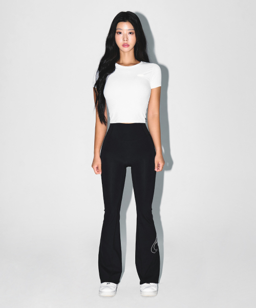 BORN TO WIN（ボーントゥウィン）の「W FITNESS RIBBED T-SHIRTS [WHITE]（Tシャツ/カットソー・レディース・その他・3/1/2）」の3枚目の写真