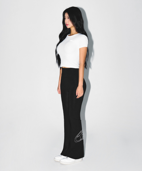 BORN TO WIN（ボーントゥウィン）の「W FITNESS RIBBED T-SHIRTS [WHITE]（Tシャツ/カットソー・レディース・その他・3/1/2）」の4枚目の写真