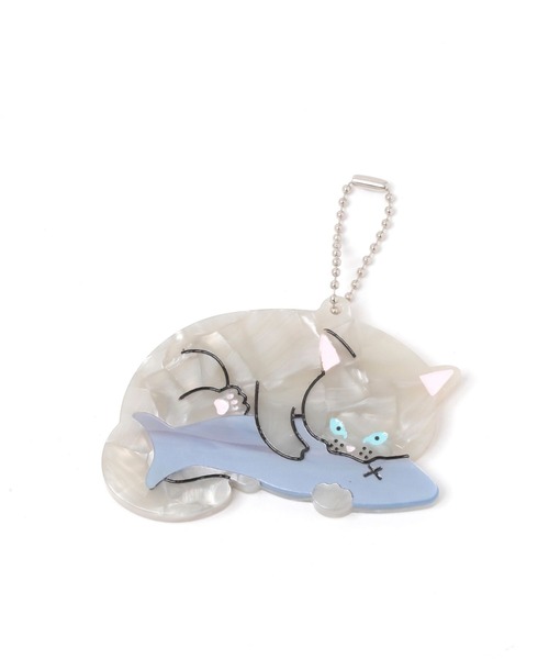 studio CLIP（スタディオクリップ）の「アセチミラーいぬねこキーチャーム（チャーム・レディース・その他3/その他1/その他2/その他4・FREE）」の3枚目の写真