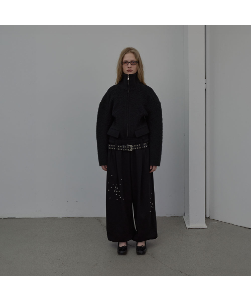LCDC TM(エルシーディーシーティーエム)の「BOUCLE JACKET (BLACK)(その他アウター・レディース・その他・SMALL/MEDIUM)」の1枚目の写真
