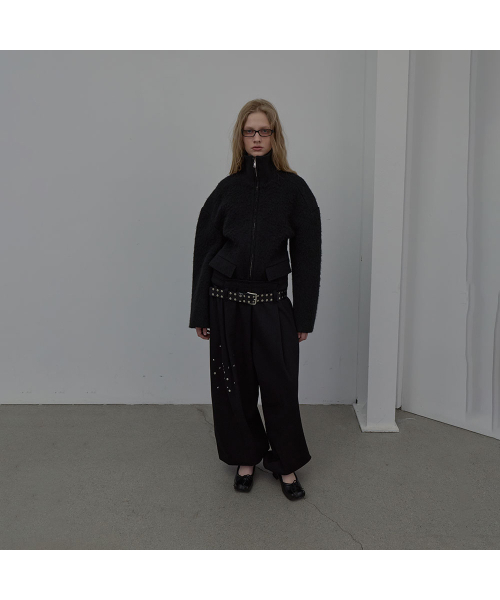 LCDC TM(エルシーディーシーティーエム)の「BOUCLE JACKET (BLACK)(その他アウター・レディース・その他・SMALL/MEDIUM)」の4枚目の写真