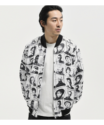 TYVEK PORTRAIT PRINTING JUMPER WHITE