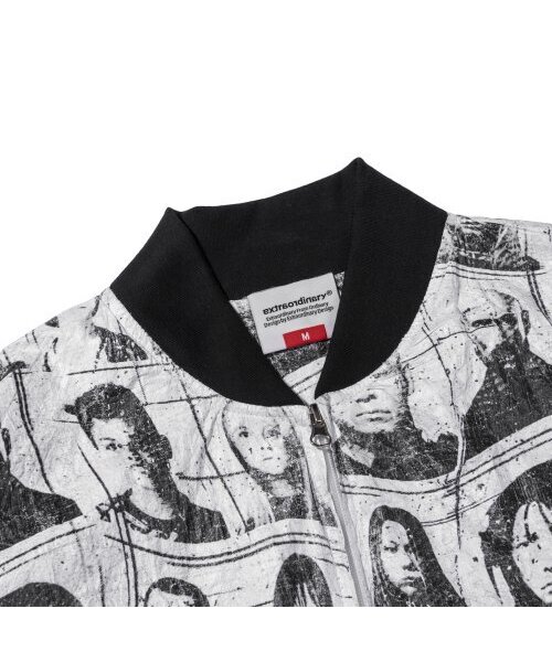 EXTRAORDINARY(エクストラオーディナリー)の「TYVEK PORTRAIT PRINTING JUMPER WHITE(ナイロンジャケット・メンズ・その他・LARGE/MEDIUM/X-LARGE)」の3枚目の写真