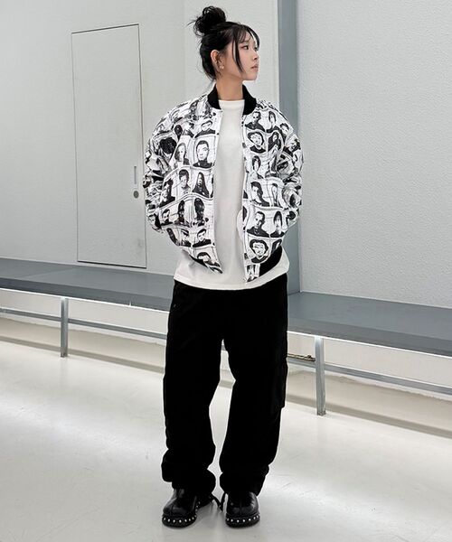 EXTRAORDINARY(エクストラオーディナリー)の「TYVEK PORTRAIT PRINTING JUMPER WHITE(ナイロンジャケット・メンズ・その他・LARGE/MEDIUM/X-LARGE)」の8枚目の写真